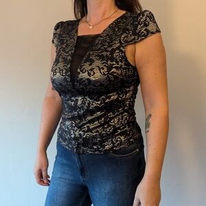 Black and white design shirt